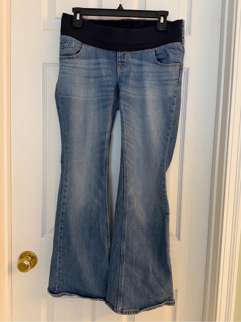 Old Navy Maternity Flare Jeans | Size 0 Short | Medium Wash